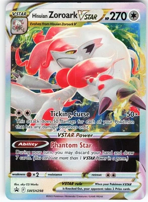 Hisuian Zoroark VSTAR - SWSH298 Pokemon SWSH: Sword & Shield Promo Cards Holo - Image 1 of 2