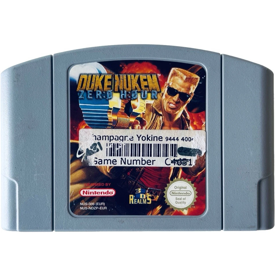 Duke Nukem Zero Hour Nintendo 64 N64 Game PAL Cart Only Shooter Classic - Image 1 of 4