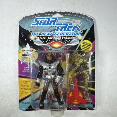 Figura de acción Gowron The Klingon de 1992 Playmates Star Trek The Next Gen. Foto 1 de 4