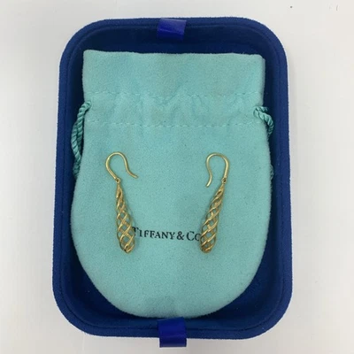 Pendientes colgantes TIFFANY & Co. Paloma Picasso Oro 18K Venezia Luce Foto 1 de 2