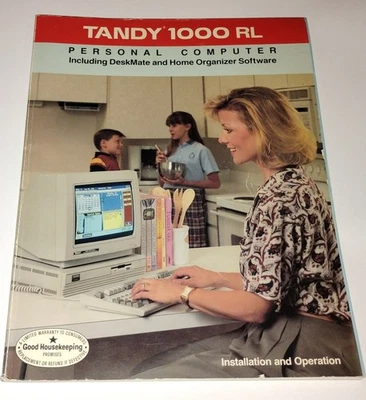 Tandy 1000 RL Personal Computer Installation And Operation Manual - Image 1 of 4