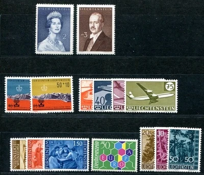 LIECHTENSTEIN 1960 389-403 ** POSTFRISCH TADELLOS JAHRGANG(49472 - Изображение 1 из 2