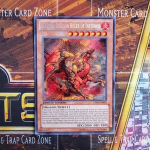 1x Blaster, Dragon Ruler of Infernos - Secret Rare - CT10-EN002 - Limited - LP - Imagen 1 de 2