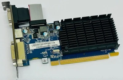 1GB Sapphire AMD Radeon HD6450 DDR3 DVI / VGA / HDMI PCI-e Graphics Video Card - Image 1 of 4