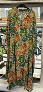 Lucy Sparks Made In Italy 🇮🇹 Bright One Size Summer Dress Cotton - Picture 1 of 10