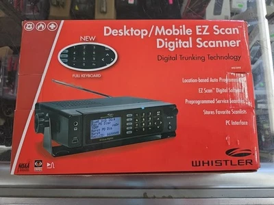 Whistler WS-1098 Desktop/Mobile Digital Scanner w Manual DMR, P25 Phase I and II - Image 1 of 2