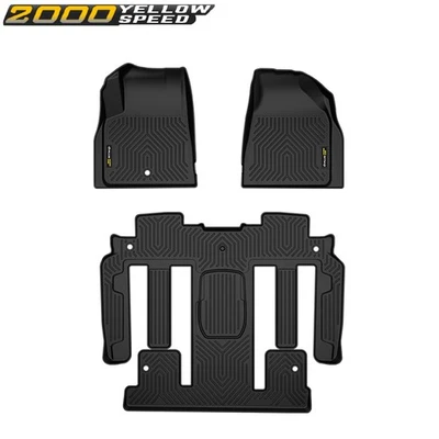 Floor Mats 3 Row Liner Set TPE Fit For 2009-2017 Traverse Enclave Acadia Foto 1 de 4