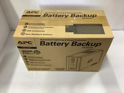 APC BackUPS CS 350VA BK350 NEW WARRANTY - Image 1 of 3