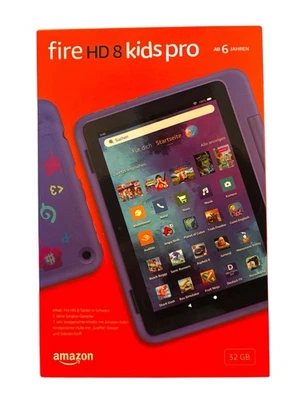 Amazon Fire HD 8 Kids Pro 10. Gen 32GB Tablet, Wi-Fi, 8 Zoll - Graffiti NEU OVP - Bild 1 von 2