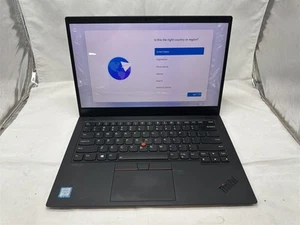 Lenovo ThinkPad X1 Carbon 7th Gen Laptop i7-8th Gen 16GB RAM 256GB M.2 Win 11 - Picture 1 of 6