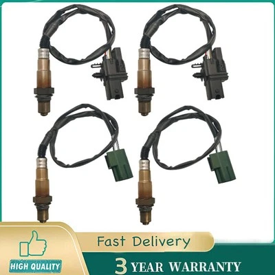 Sensor de oxígeno aguas arriba y aguas abajo 4 piezas para Nissan Titan Infiniti QX56 2004-2006 5,6 L Foto 1 de 4