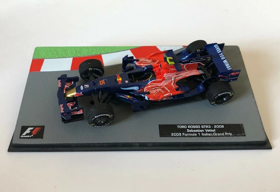 F1 Collection 1:43 Toro Rosso STR3 Sebastian Vettel 2008 No Spark Minichamps - Immagine 1 di 1