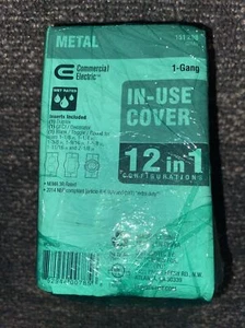 Commercial Electric 1 Gang Deep IN-USE cover 12 in 1 - Picture 1 of 5