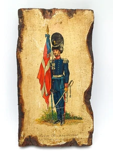ESERCITO PIEMONTESE - QUADRO SU LEGNO - (1) - Imagen 1 de 3