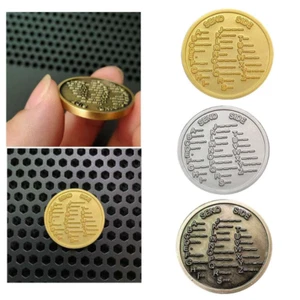 CW Training Coin Morse Code Training Coin Amateur Radio Novice Key Practice NEW - Picture 1 of 11