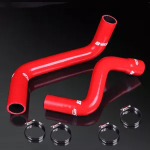 Kit de manguera de silicona radiador rojo 00-07 01 02 03 04 05 06 Lancer 4G18 1.6L 4 capas - Imagen 1 de 1
