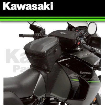 GENUINA KAWASAKI 2008-2018 KLR650 TRANS BOLSA TANQUE BOLSA DE ALMACENAMIENTO NEGRA K57003-116 Foto 1 de 2