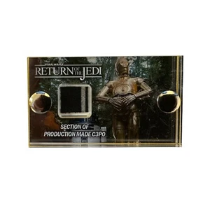 Star Wars C3PO Return of the Jedi Production Costume section movie prop with COA - Picture 1 of 1