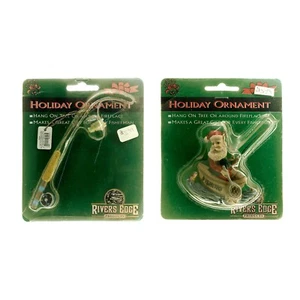 2 Fishing Christmas Ornaments - Picture 1 of 1
