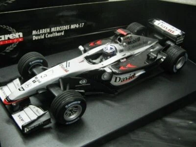 WOW EXTREMELY RARE McLaren MP4/17 David Coulthard French GP 2002 1:18 Minichamps - Image 1 of 3