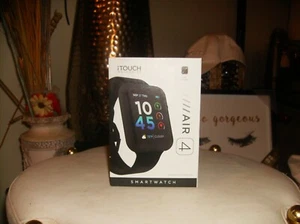 iTouch Air 4 Smartwatch Fitness Heart Rate, Custom Face, 100+ Sports, Bluetooth - Photo 1 sur 3
