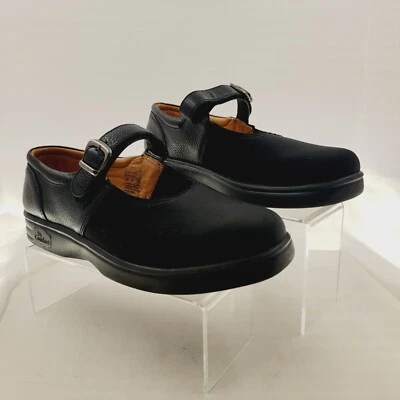 Women’s Dr. Comfort Merry Jane Shoes Black Leather 9W 4415 - Image 1 of 4