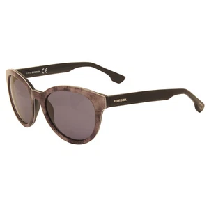 Diesel - Gafas de sol estilo ojo de gato púrpura con estuche - Imagen 1 de 5