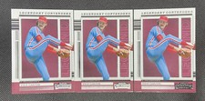 2021 Panini Contenders Legendary Steve Carlton Phillies #LC-SC 3-Card LOT