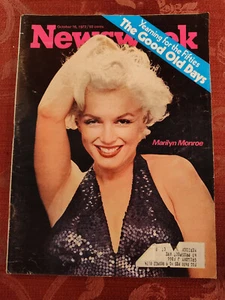 NEWSWEEK Magazine October 16 1972 BACK TO THE 50s Good Old Days MARYLIN MONROE - Picture 1 of 1