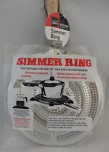 Stove top Metal Simmer Ring Heat Diffuser for Use on Gas and Electric Ranges - Picture 1 of 2