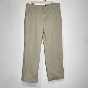 Boys French Toast Uniform Pants Sz 18 Husky Pull On Khaki Reg Fit Elastic Waist - Picture 1 of 5