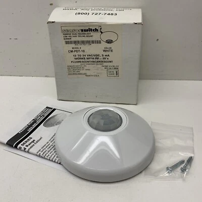 Sensor Switch CM-PDT-10 Passive Dual Technology Low Voltage Ceiling Mount Sensor - Image 1 of 4