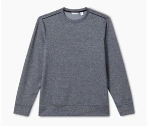 Calvin Klein Sweatshirt RPP$150 Jumper CK Grey Logo Sweater Crew Size Small Mens - Picture 1 of 4