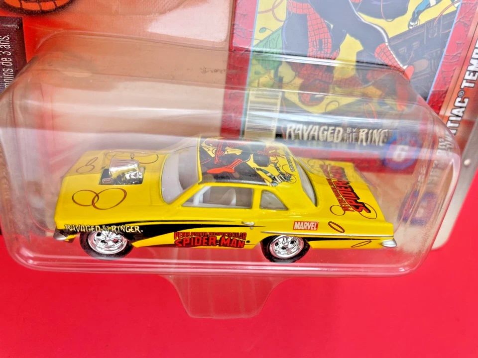 Pontiac Tempest Johnny Lightning Mavel 1963, Spiderman sellado nuevo zz Foto 1 de 4