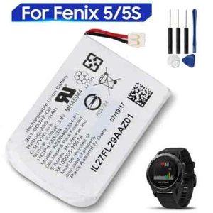 Batería para Garmin Fenix 5 6 Fenix 5S 5X 361-00097-00 361-00096-00 361-00098-00 - Imagen 1 de 9