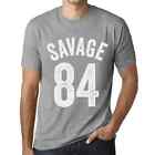 Men's Graphic T-Shirt Savage 84 84th Birthday Anniversary 84 Year Old Gift 1940