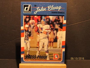 2016 Donruss Press Proofs Blue #92 John Elway - Picture 1 of 1