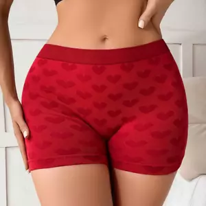 Women’s Seamless Boyshorts Mid Waist Breathable Soft Panties Sexy Underwear - Picture 1 of 13