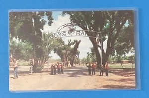 Amarillo, Texas Cal Farley's Boys Ranch Entrance Postcard - Picture 1 of 2