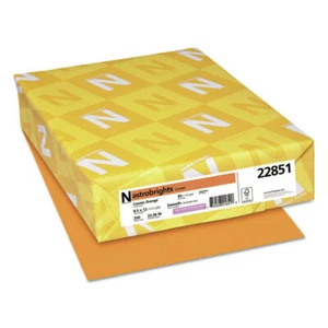 Astrobrights 22851 65 lbs. Colored Cardstock - Cosmic Orange (250/Pack) New - Picture 1 of 4