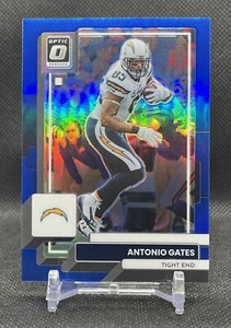 2022 Donruss Optic ANTONIO GATES #114 BLUE Prizm /179 Chargers SP
