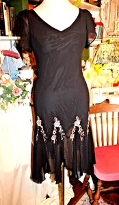 S.L. Fashions 10 Black Formal Women's Dress - Picture 1 of 5