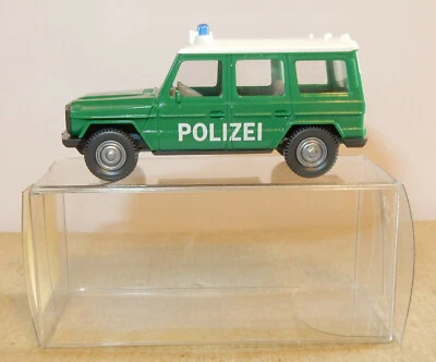 WIKING Ho 1/87 Mercedes Benz 230 G 4X4 Polizia Tedesca Polizei IN Box #12106 - Immagine 1 di 4