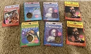 Goosebumps Lot Packaging Cards From Hologram Ring *Rings/keychains Not Included* - Picture 1 of 7