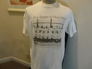 Vtg Off White Baltimore Black Sox PHOTO Negro Leagues Baseball T-shirt 2XL Rare - Picture 1 of 9