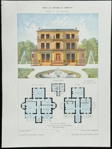 Edificio y plano parisino pequeño. 11 - 1860 casas de campo nuevas - Imagen 1 de 1