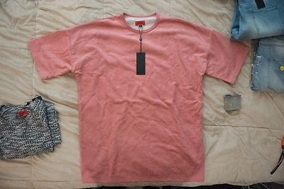 Killion Nubuck Terry Rose Dropped Shoulder French Terry Shirt Size M nwt oos - Image 1 of 4