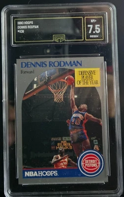 1990-91 NBA Hoops - Dennis Rodman #109 - Image 1 of 2