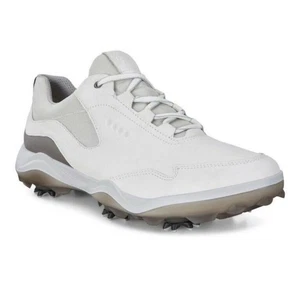 ECCO Golf Strike White Leather Lace Up Shoes Men's • US 7 EUR 41 - Picture 1 of 7