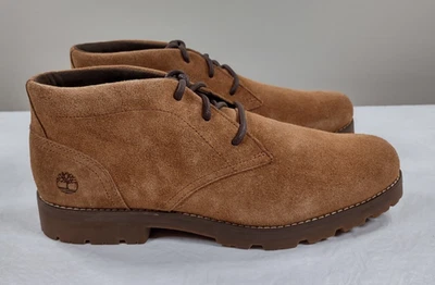 Timberland Men's Britton Square Mid Lace-Up Boot Size 11.5 Wide NIB Rust Suede - Image 1 of 4